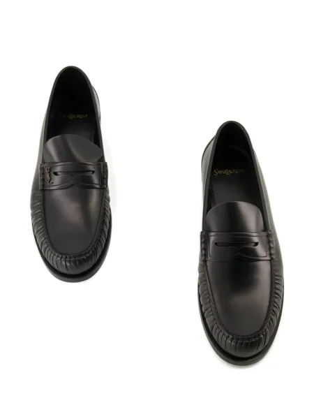 Papuci tip mules Moschino din piele negru