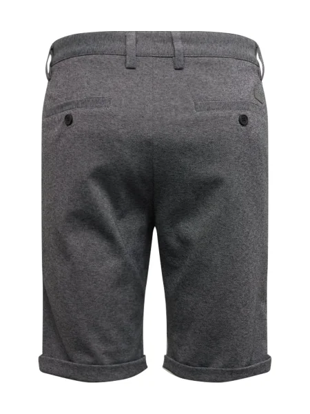 Lindbergh Pantaloni cutați amestecat gri