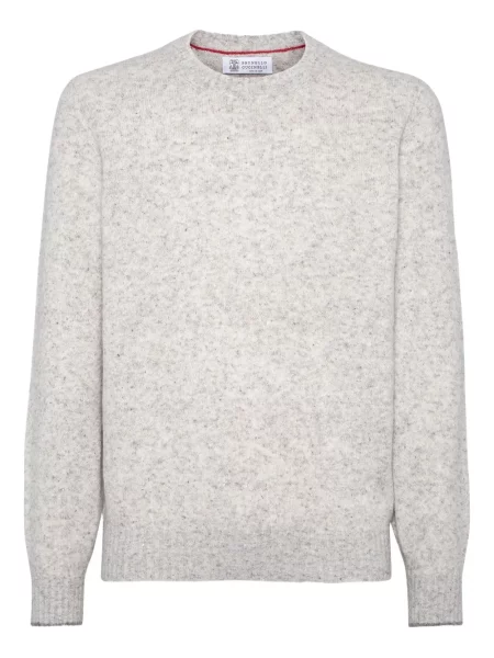 Pulover Brunello Cucinelli gri