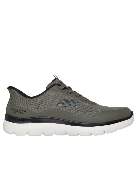 Sneakerși Skechers gri