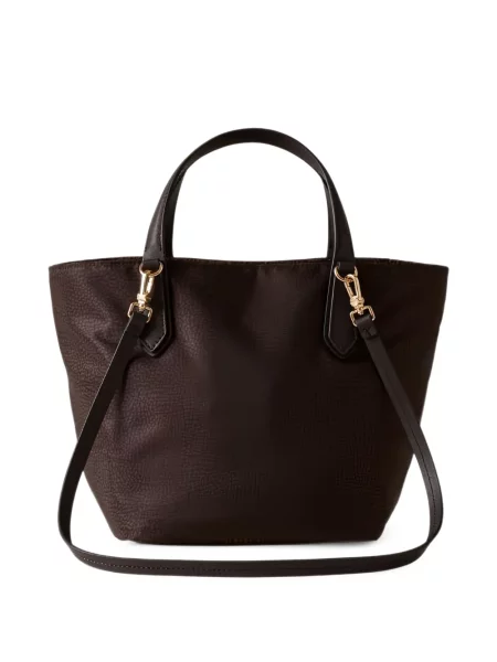 Geantă shopper Borbonese maro