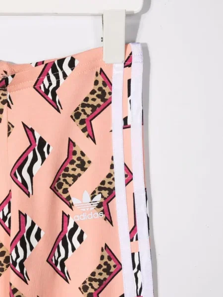 Legginsy dziecięce Adidas różowe
