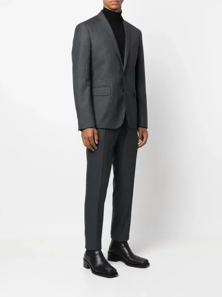 Oblekový jednořadý oblek Dsquared2 šedý