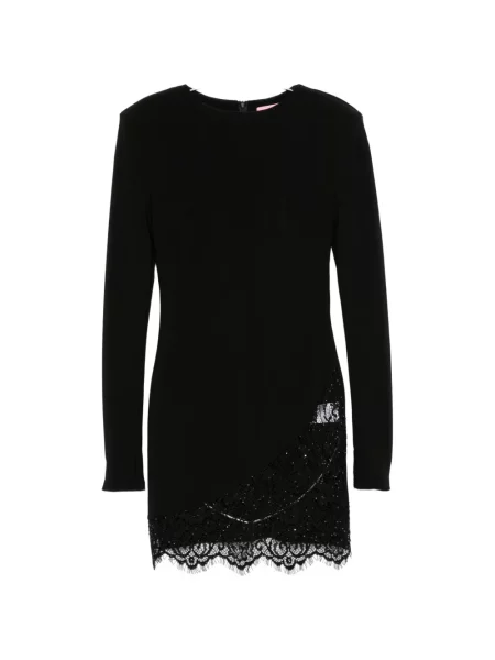 Rochie mini Twenty Fourhaitch cu paiete din dantelă negru