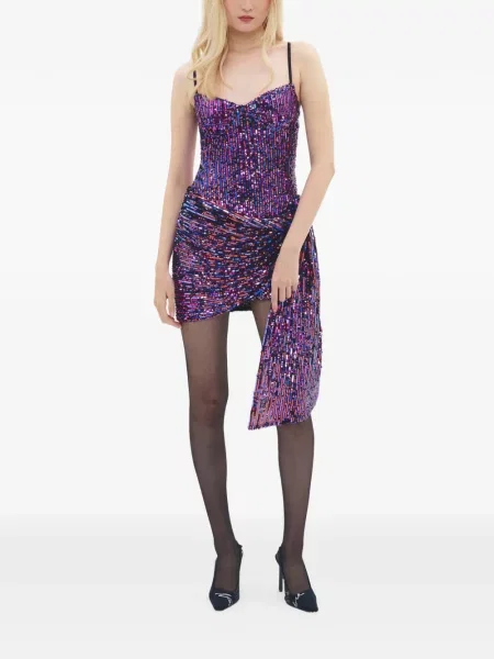 Rochie mini Area cu paiete negru