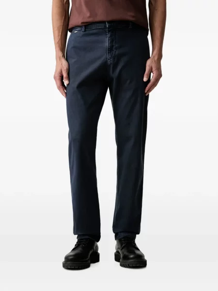 Pantaloni chino Aeronautica Militare cu autograf albastru