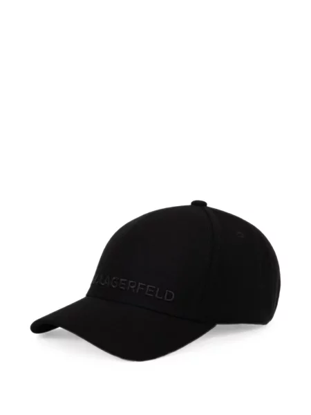 Șapcă Karl Lagerfeld cu broderie negru