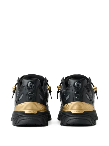 Sneakerși Versace din piele negru
