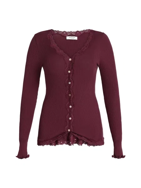 Rosemunde Geacă tricotată burgundy roșu