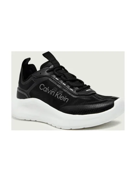 Sneakers Calvin Klein Light Eva Run Lup Transp Ripst negru