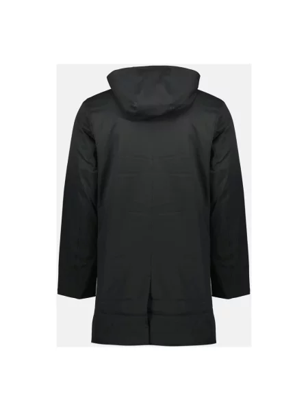 Parka K-way z twillu czarna