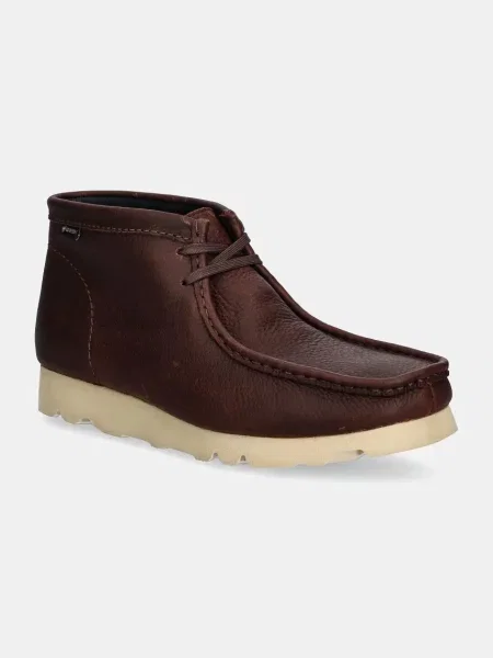 Кожаные туфли Clarks Originals коричневые