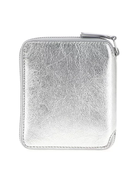 Portfel Comme Des Garcons skórzany szary