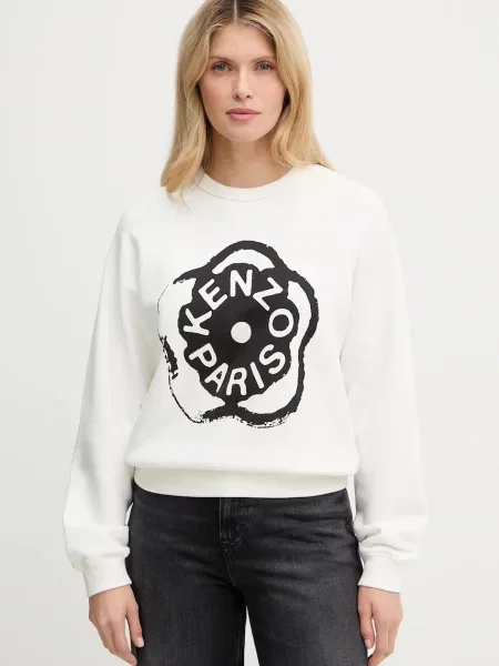 Kenzo hanorac de cu imprimeu alb
