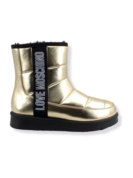 Buty do kostki Love Moschino żółte
