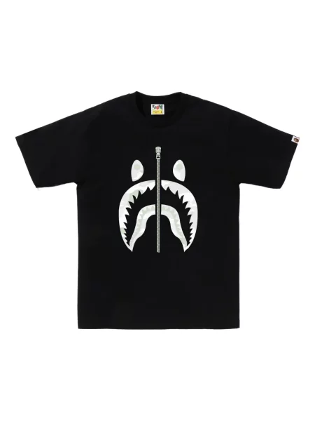 Tricou A Bathing Ape® cu imagine negru