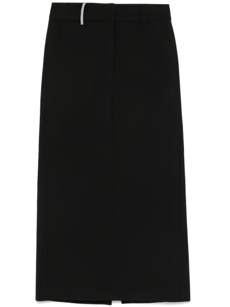 Fustă midi Peserico până la genunchi negru