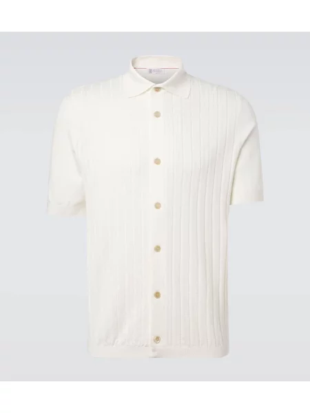 Cardigan Brunello Cucinelli alb