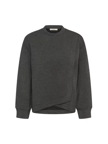 Inwear Bluza Nierozpinana Gidaiw W Stylu Kopertowym grau szara