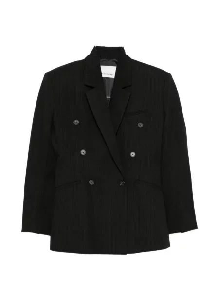 Sacou The Frankie Shop cu două rânduri de nasturi negru
