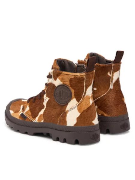 Palladium Bakancs Pampahi Zip Pony barna
