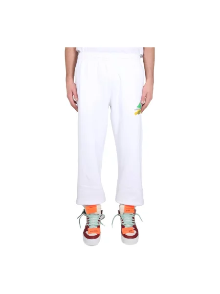 Spodnie dresowe Off-white z logo białe