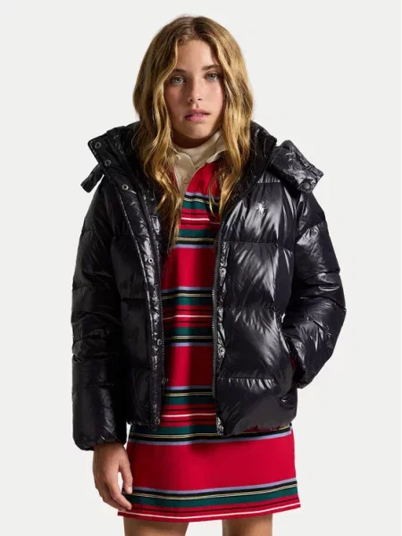 Vatovaná bunda Polo Ralph Lauren černá