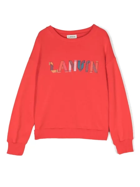 Bluza dziecięca Lanvin Enfant czerwona