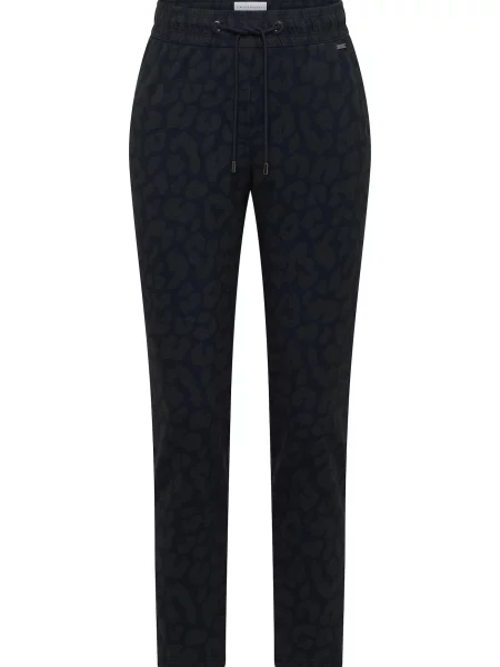 CECIL Pantaloni Tracey bleumarin / metalic gri
