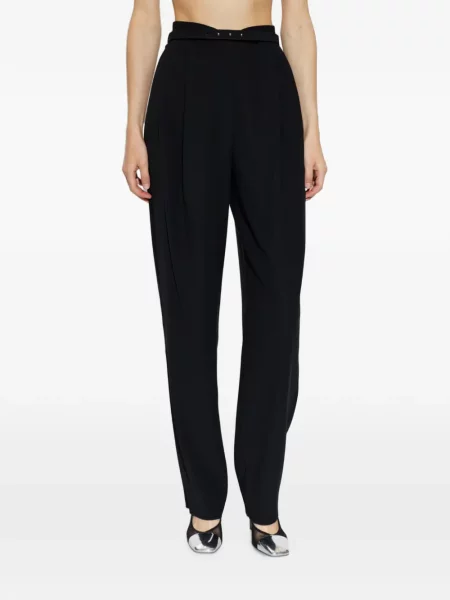 Cu centură pantaloni Emporio Armani negru