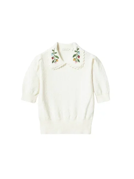 Noella Pulóver N-Madeleine Knit elefántcsont