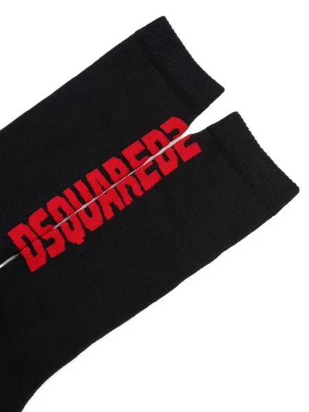 Чорапи Dsquared2 черно