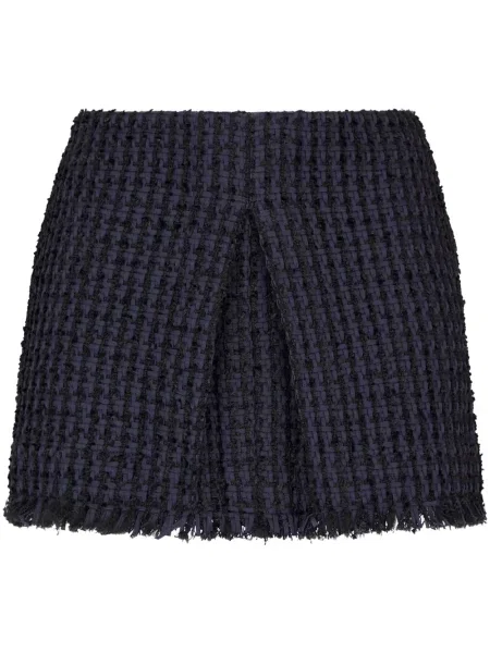 Fustă Dsquared2 din tweed albastru