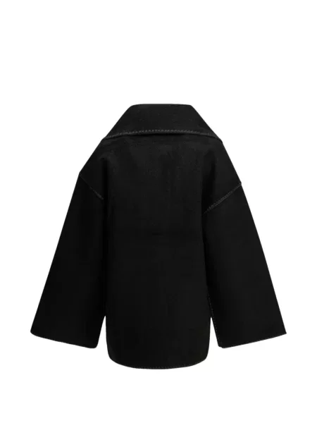 Geacă Toteme cu broderie negru