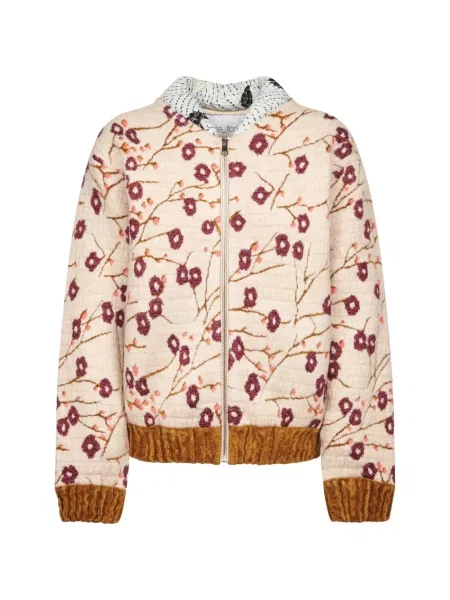 Matlasat geacă Forte_forte cu model floral cu imagine