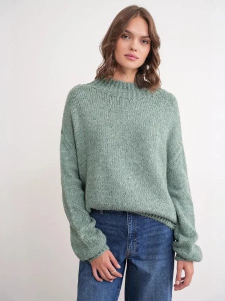 MixRay Pulover Pullover pastelno zelena
