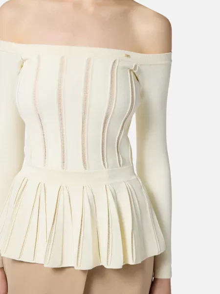 Свитер Elisabetta Franchi белый