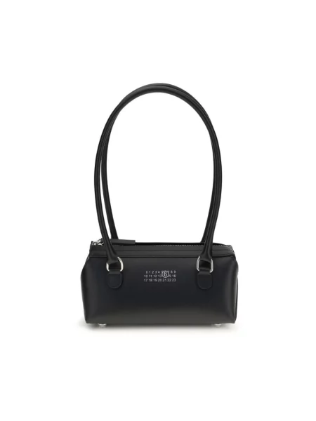 Torebka bagietka Mm6 Maison Margiela skórzana czarna