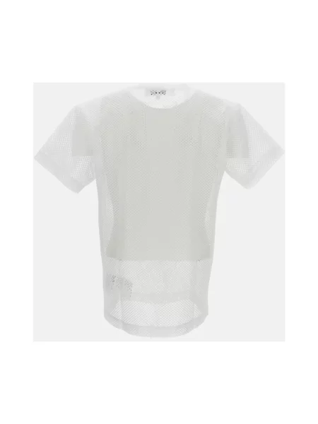 Koszulka Comme Des Garcons Play z siateczki z logo biała