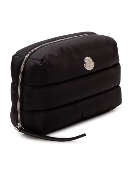 Kosmetyczka Moncler pikowana czarna