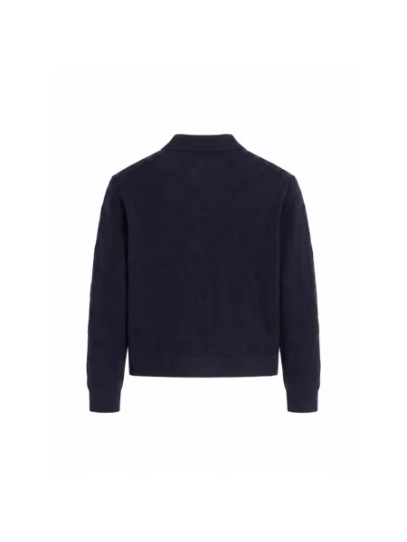 Koszulka polo Jacquemus wełniana niebieska