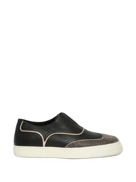 Sneakerși Giuseppe Zanotti din piele negru