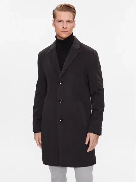 Volneni plašč Boss modra