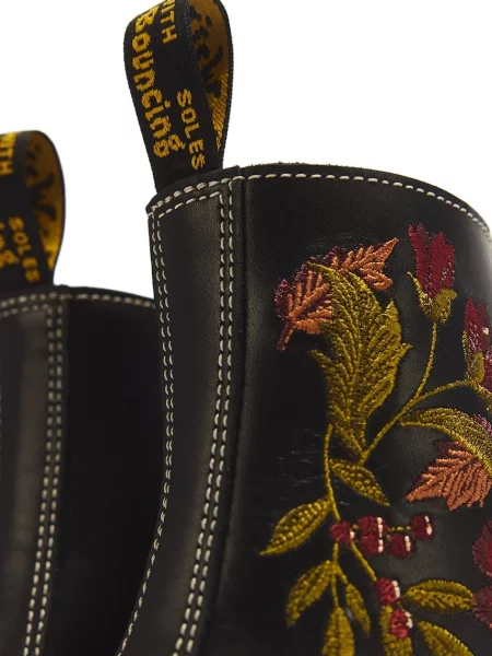 Dr. Martens ботильйони шкіряні Pascal Floral