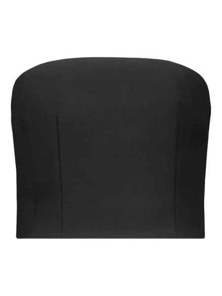 Top Wardrobe.nyc wełniany z gorsetem czarny