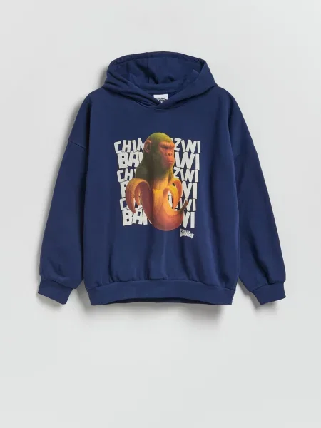 Reserved Mikina Chimpanzini Bananini tmavomodrá