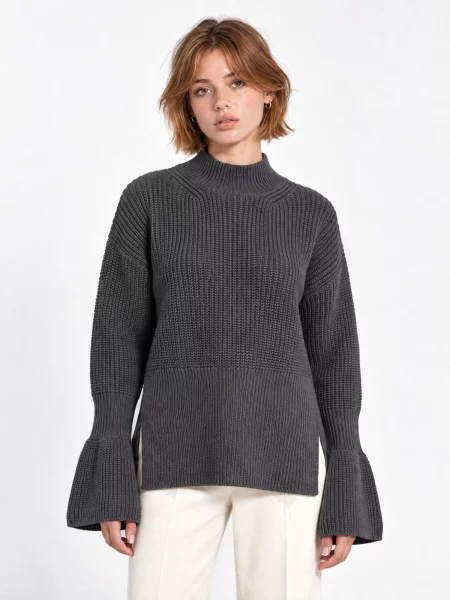 RYVAN Pulover Pullover antracit siva