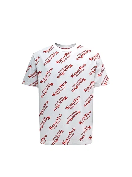 Kenzo t-shirt wzorzysty biały
