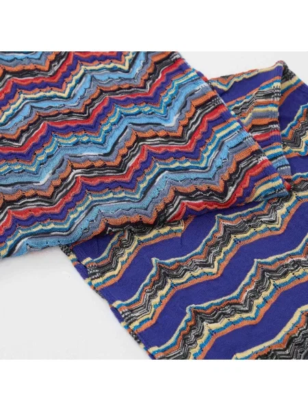 Szal Missoni z nadrukiem w geometryczne wzory