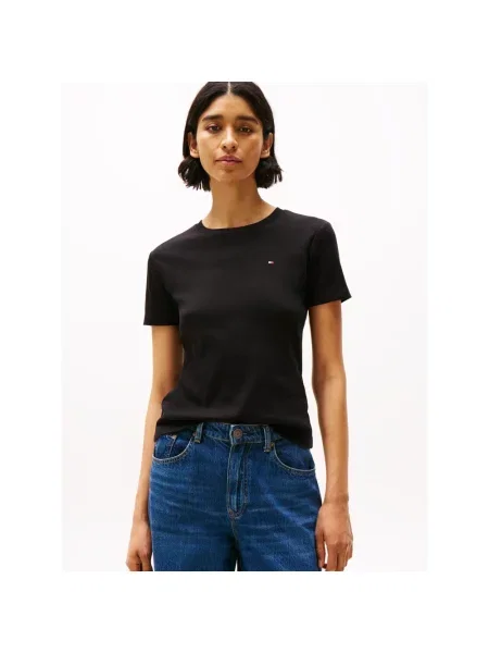Koszulka Tommy Hilfiger Slim Cody C-Nk Ss Black L czarna